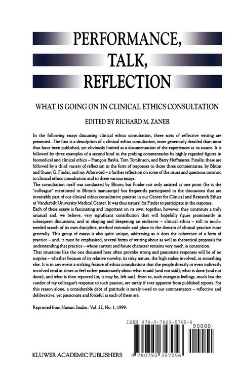 Produktbild: Performance, Talk, Reflection