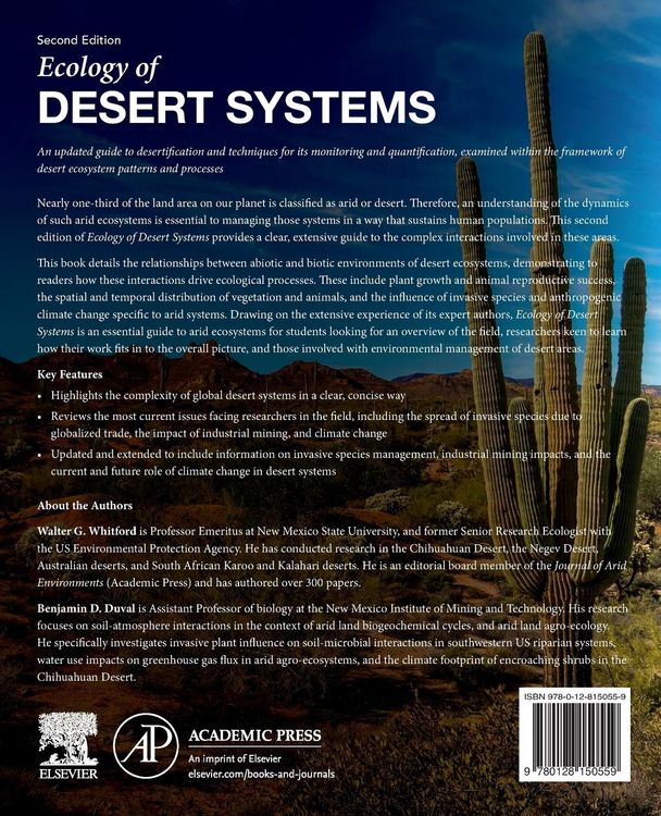 Produktbild: Ecology of Desert Systems