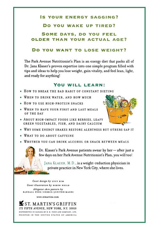 Produktbild: The Park Avenue Nutritionist's Plan