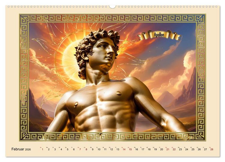 Produktbild: R&ouml;mische G&ouml;tter (Wandkalender 2026 DIN A2 quer), CALVENDO Monatskalender