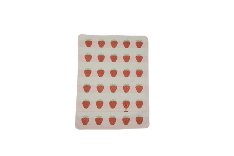 Produktbild: Fussenegger Babydecke "Erdbeere" inkl. Stick