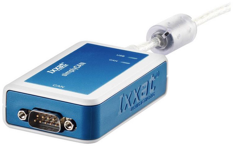 Produktbild: Ixxat 1.01.0001.12001simplyCAN CAN Umsetzer USB 5 V/DC 1St.