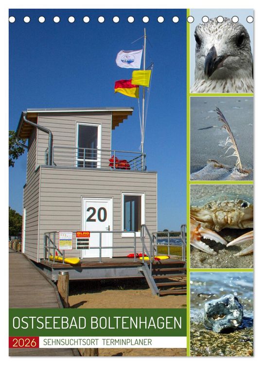 Produktbild: Sehnsuchtsort Ostseebad Boltenhagen (Tischkalender 2026 DIN A5 hoch), CALVENDO Monatskalender