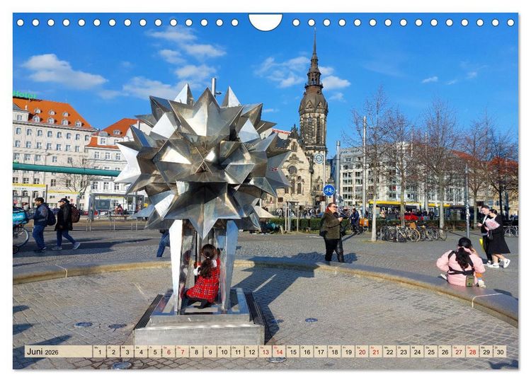 Produktbild: Buntes Leipzig (Wandkalender 2026 DIN A4 quer), CALVENDO Monatskalender