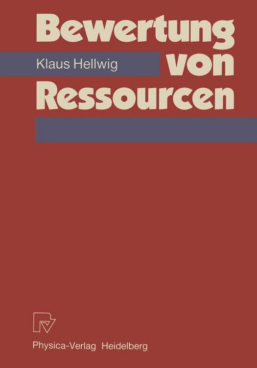 Produktbild: Bewertung von Ressourcen