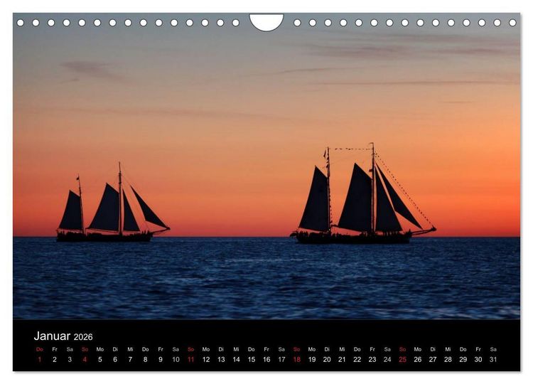Produktbild: Baltic Sail (Wandkalender 2026 DIN A4 quer), CALVENDO Monatskalender