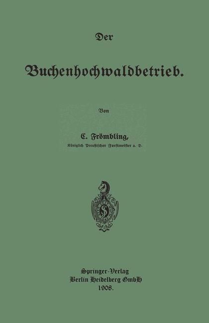 Produktbild: Der Buchenhochwaldbetrieb