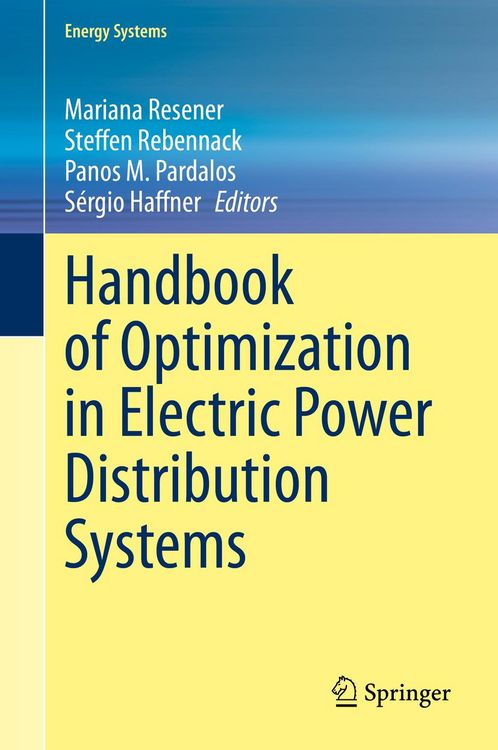 Produktbild: Handbook of Optimization in Electric Power Distribution Systems