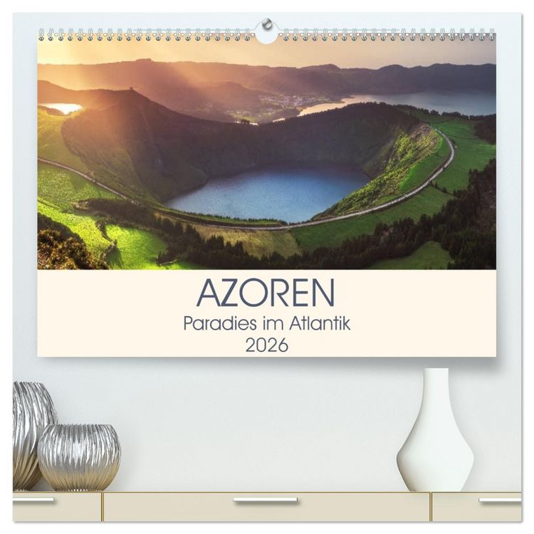 Produktbild: Azoren &ndash; Paradies im Atlantik (hochwertiger Premium Wandkalender 2026 DIN A2 quer), Kunstdruck in Hochglanz