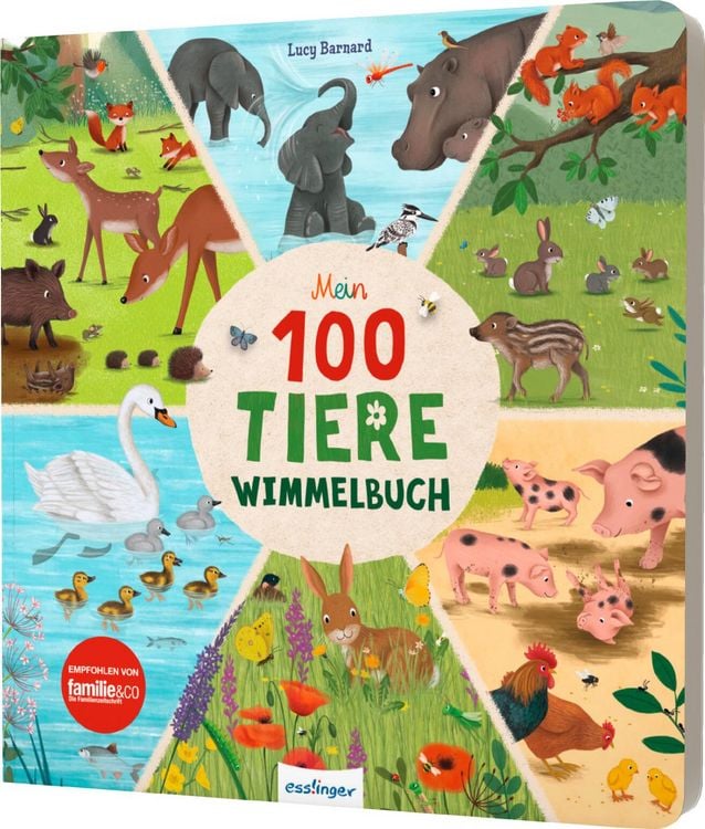 Produktbild: Mein 100 Tiere-Wimmelbuch