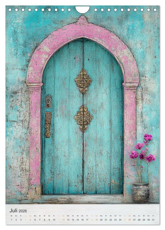 Produktbild: Die Faszination der T&uuml;ren (Wandkalender 2026 DIN A4 hoch), CALVENDO Monatskalender