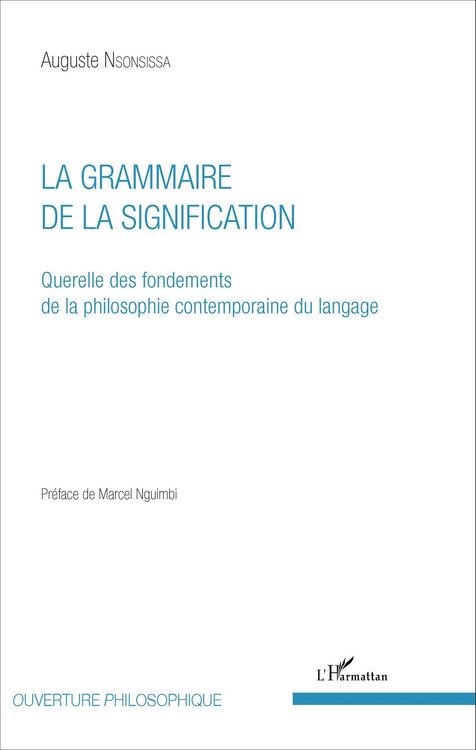 Produktbild: La Grammaire de la signification
