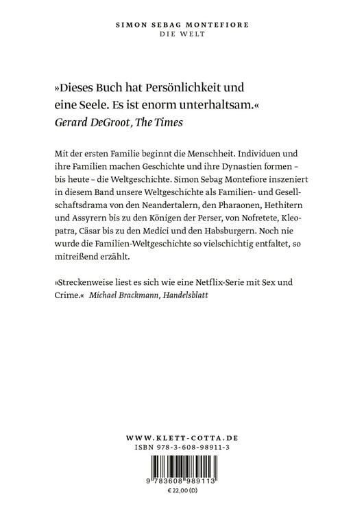 Produktbild: Die Welt. Eine Familiengeschichte der Menschheit