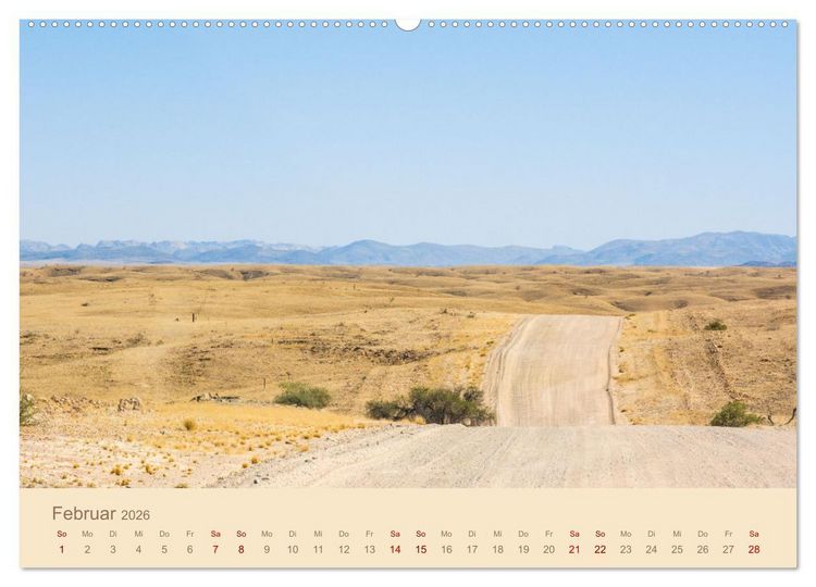 Produktbild: Einmalige Landschaften in Afrika (hochwertiger Premium Wandkalender 2026 DIN A2 quer), Kunstdruck in Hochglanz