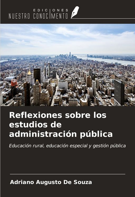 Produktbild: Reflexiones sobre los estudios de administraci&oacute;n p&uacute;blica