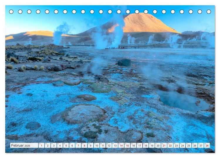 Produktbild: Magie dieses S&uuml;damerikanischen Landes, Chile (Tischkalender 2026 DIN A5 quer), CALVENDO Monatskalender