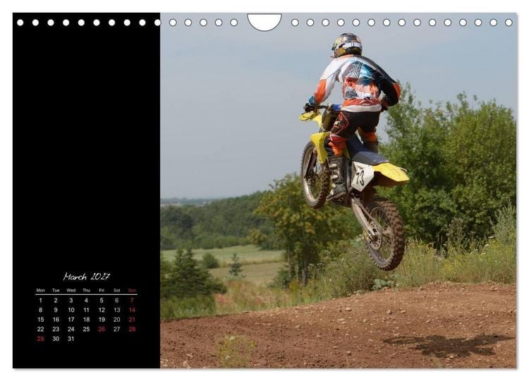 Produktbild: Motocross - MX UK-Version (Wall Calendar 2027 DIN A4 landscape), CALVENDO 12 Month Wall Calendar