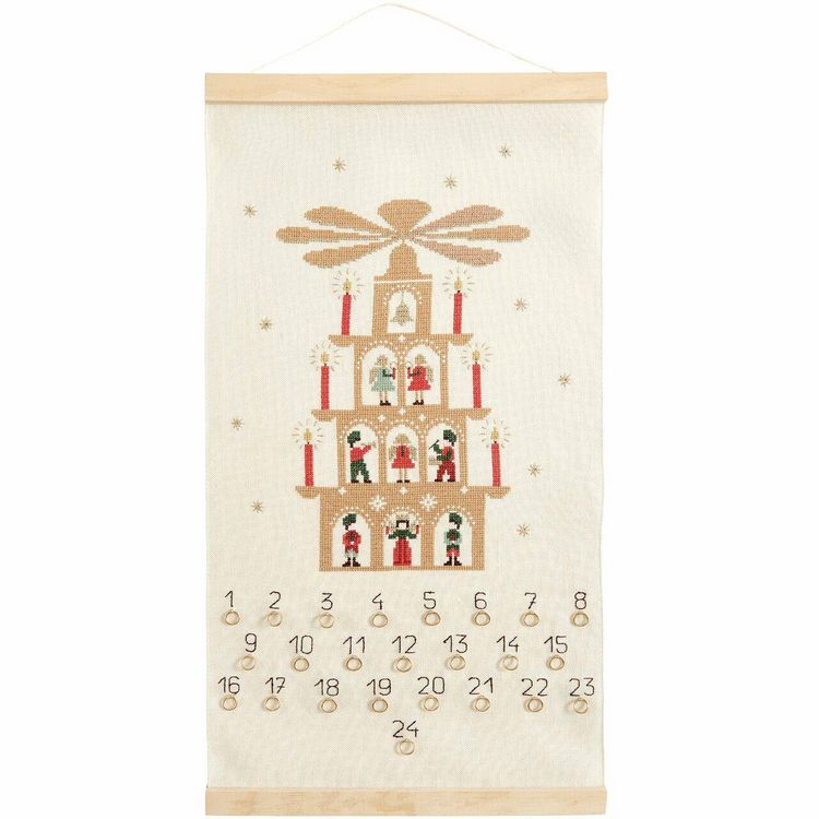 Produktbild: Stickpackung Gez&auml;hlter Kreuzstich, Adventskalender