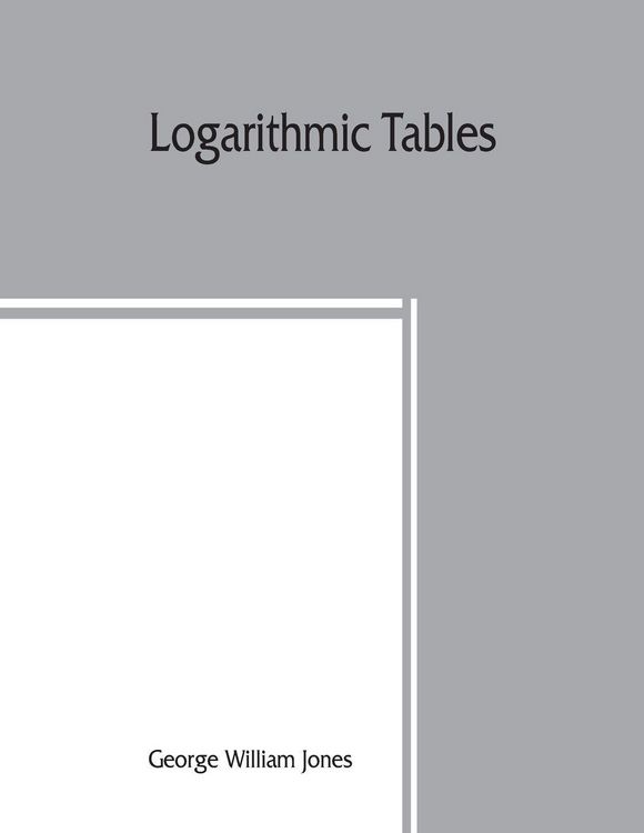 Produktbild: Logarithmic tables