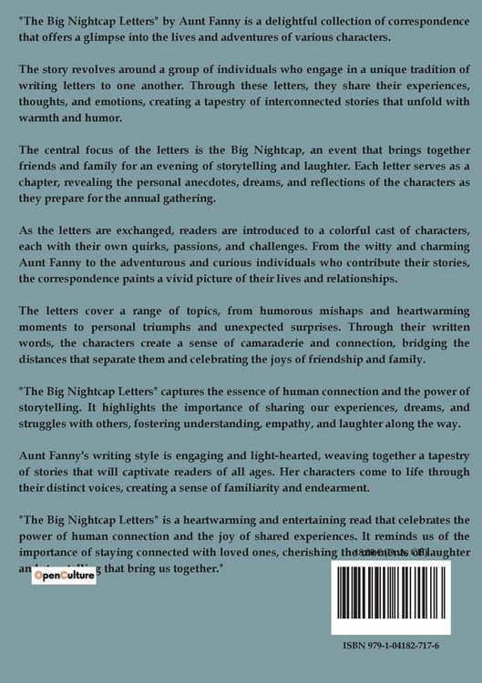 Produktbild: The Big Nightcap Letters