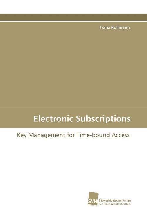 Produktbild: Electronic Subscriptions