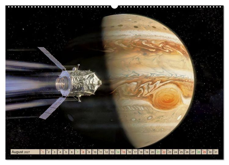Produktbild: Jupiter, Motive inspiriert vom gr&ouml;&szlig;ten Planeten unseres Sonnensystems (Wandkalender 2027 DIN A2 quer), CALVENDO Monatskalender