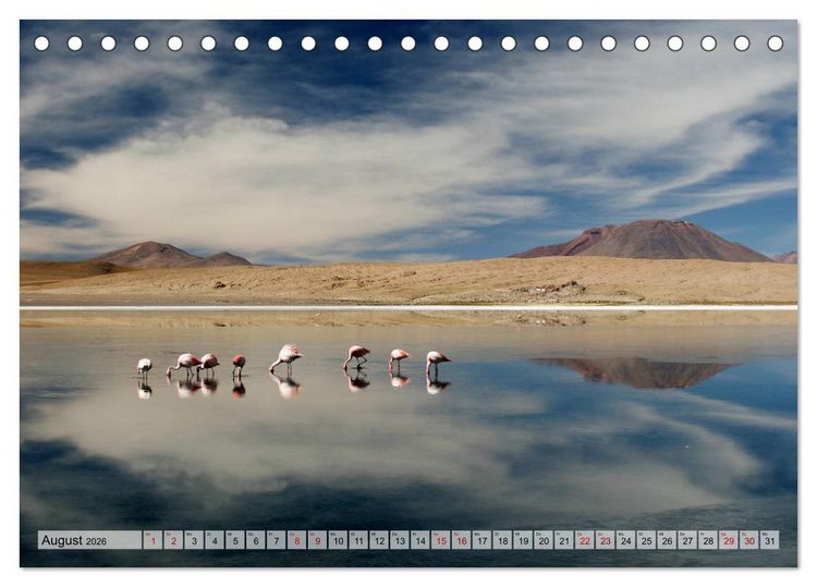 Produktbild: Abenteuer Anden - Peru und Bolivien (Tischkalender 2026 DIN A5 quer), CALVENDO Monatskalender