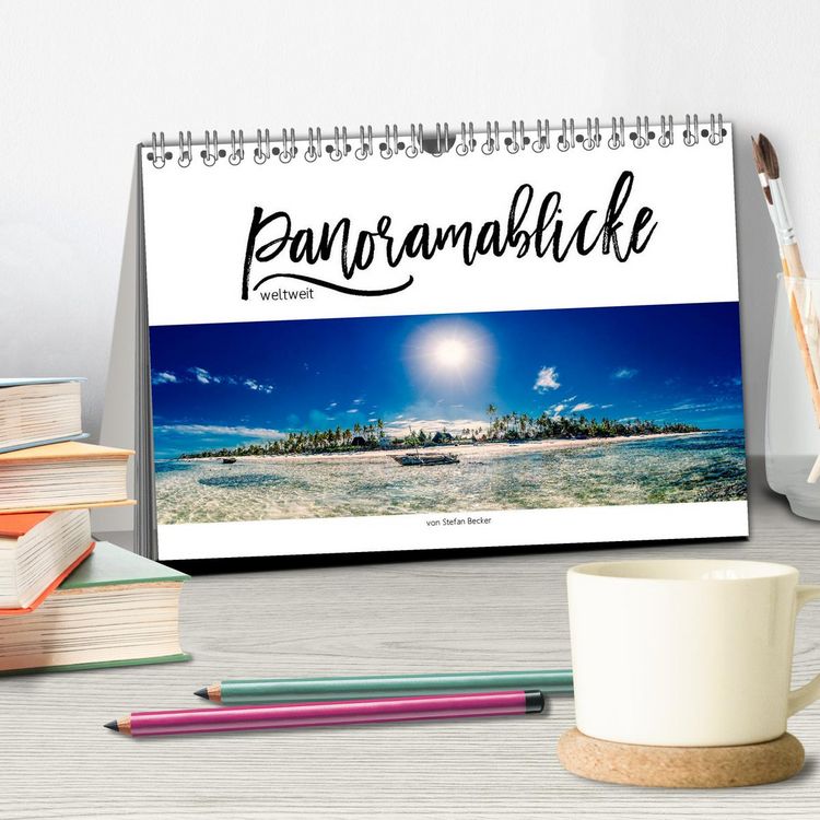 Produktbild: Panoramablicke weltweit (Tischkalender 2026 DIN A5 quer), CALVENDO Monatskalender