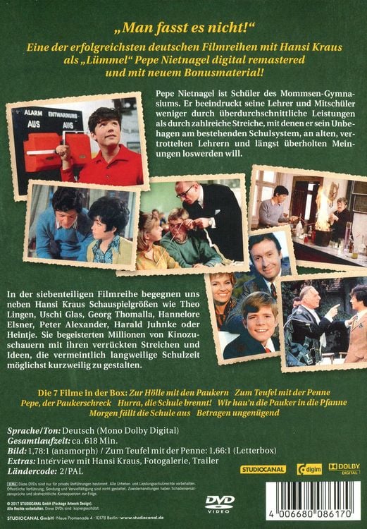 Produktbild: Die L&uuml;mmel von der ersten Bank - Digital Remastered [7 DVDs]