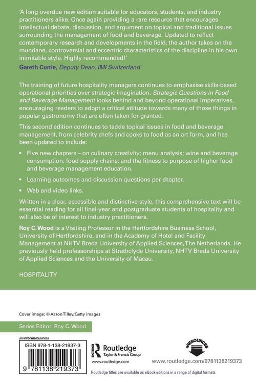 Produktbild: Strategic Questions in Food and Beverage Management