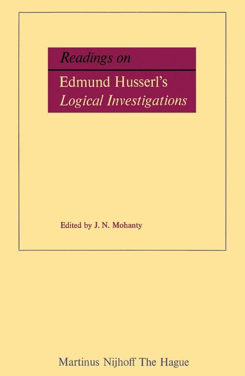 Produktbild: Readings on Edmund Husserl&rsquo;s Logical Investigations