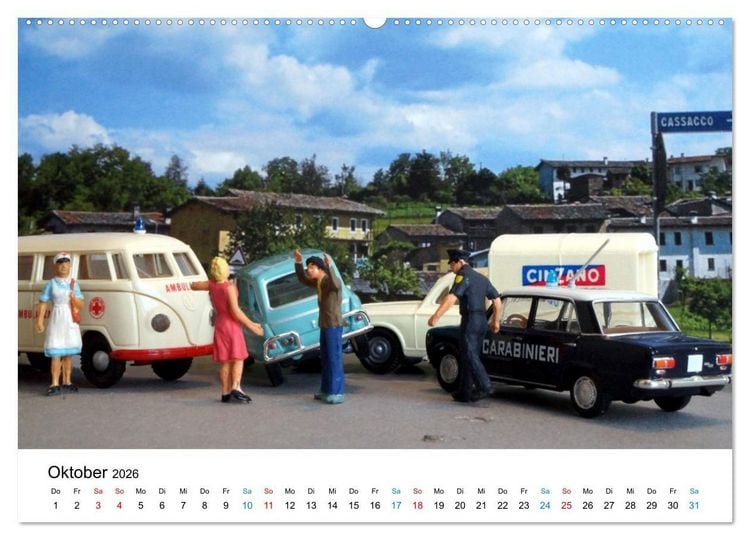 Produktbild: Polizeimodelle im Einsatz (Wandkalender 2026 DIN A2 quer), CALVENDO Monatskalender