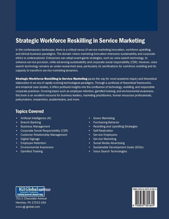 Produktbild: Strategic Workforce Reskilling in Service Marketing