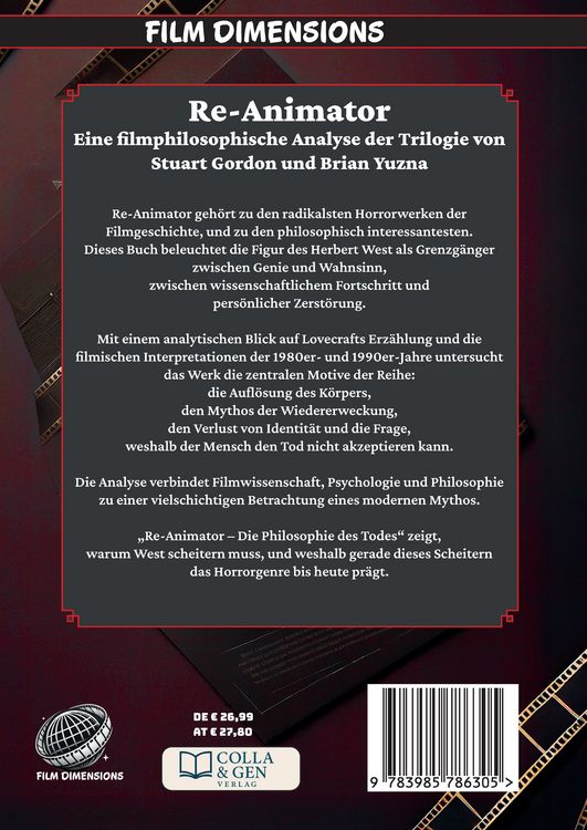 Produktbild: Re-Animator - Die Philosophie des Todes