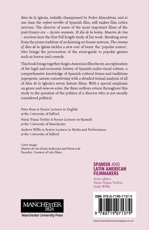Produktbild: The cinema of &Aacute;lex de la Iglesia