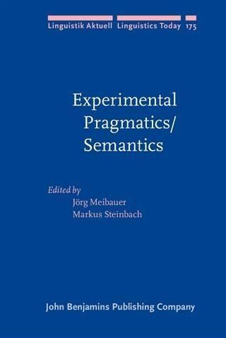 Produktbild: Experimental Pragmatics/Semantics