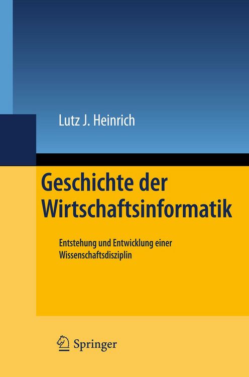 Produktbild: Geschichte der Wirtschaftsinformatik