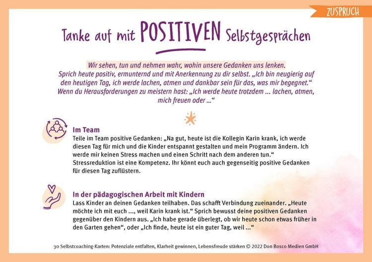 Produktbild: 30 Selbstcoaching-Karten: Potenziale entfalten, Klarheit gewinnen, Lebensfreude st&auml;rken