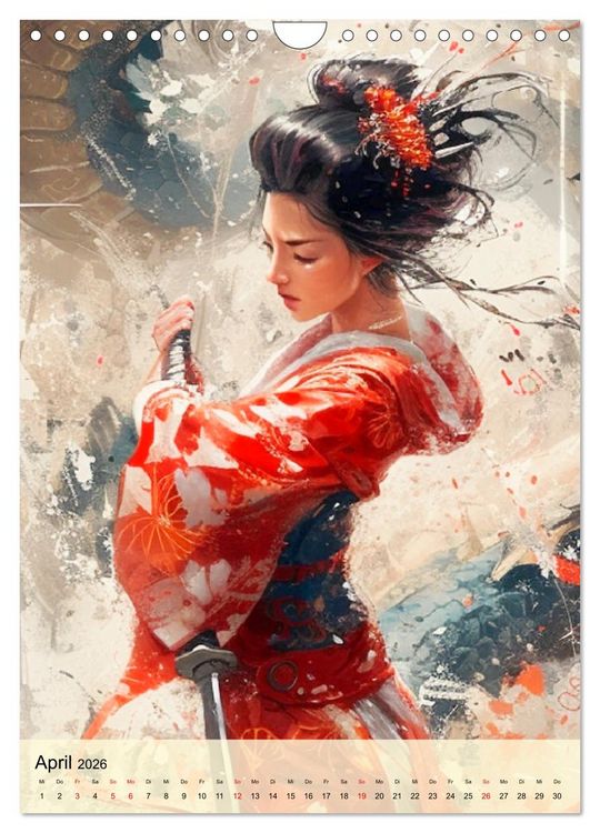 Produktbild: Geishas. Japans traditionelle und faszinierende Kultur (Wandkalender 2026 DIN A4 hoch), CALVENDO Monatskalender