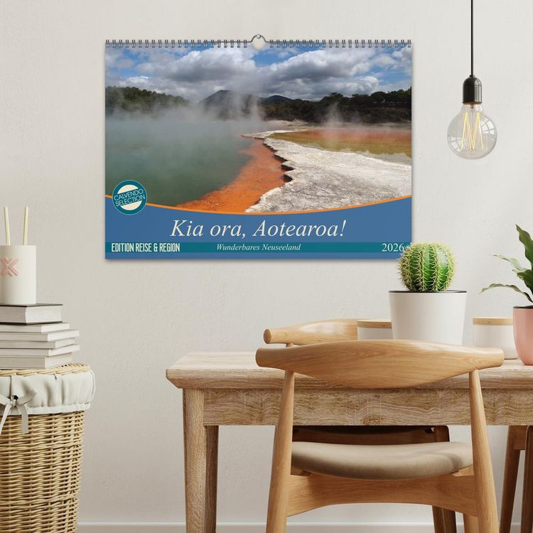 Produktbild: Kia ora, Aotearoa - Wunderbares Neuseeland (Wandkalender 2026 DIN A3 quer), CALVENDO Monatskalender