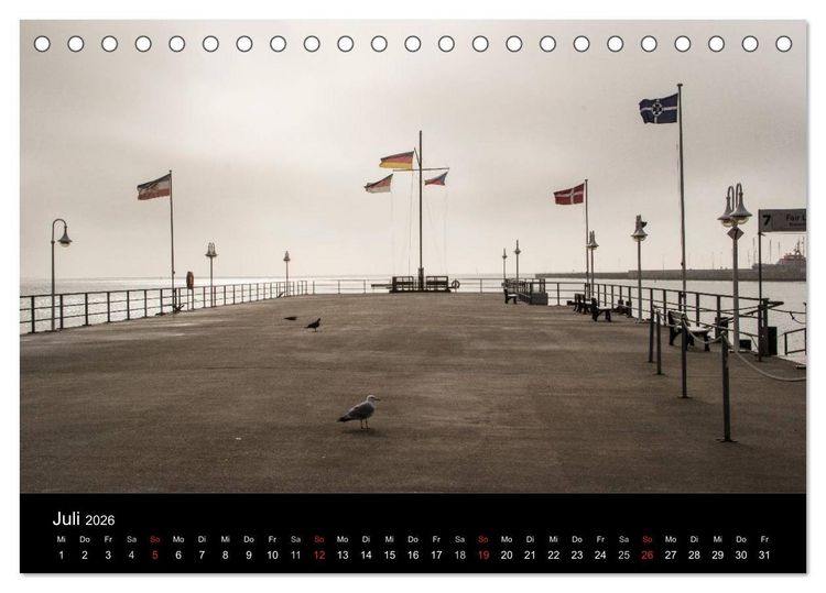 Produktbild: Helgoland - idyllische Nordseeinsel (Tischkalender 2026 DIN A5 quer), CALVENDO Monatskalender