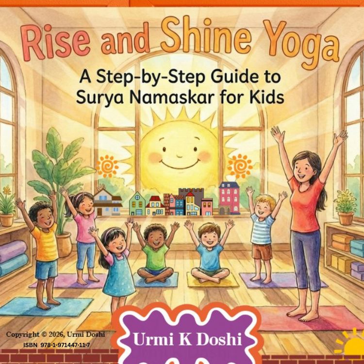 Produktbild: Rise and Shine Yoga:A Step-by-Step Guide to Surya Namaskar for Kids