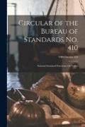 Produktbild: Circular of the Bureau of Standards No. 410