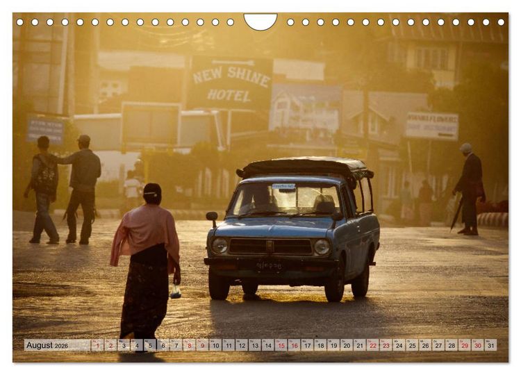 Produktbild: Myanmar - Reise durch das alte Burma (Wandkalender 2026 DIN A4 quer), CALVENDO Monatskalender