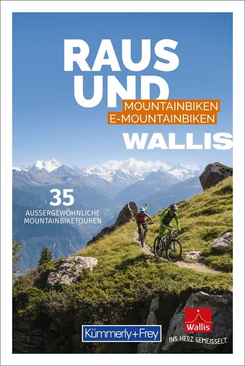 Produktbild: Kümmerly+Frey Raus und Mountainbiken Wallis - Mountainbikeführer