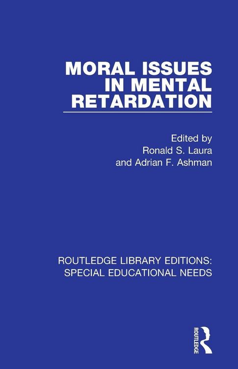 Produktbild: Moral Issues in Mental Retardation