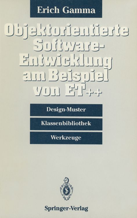 Produktbild: Objektorientierte Software-Entwicklung am Beispiel von ET++