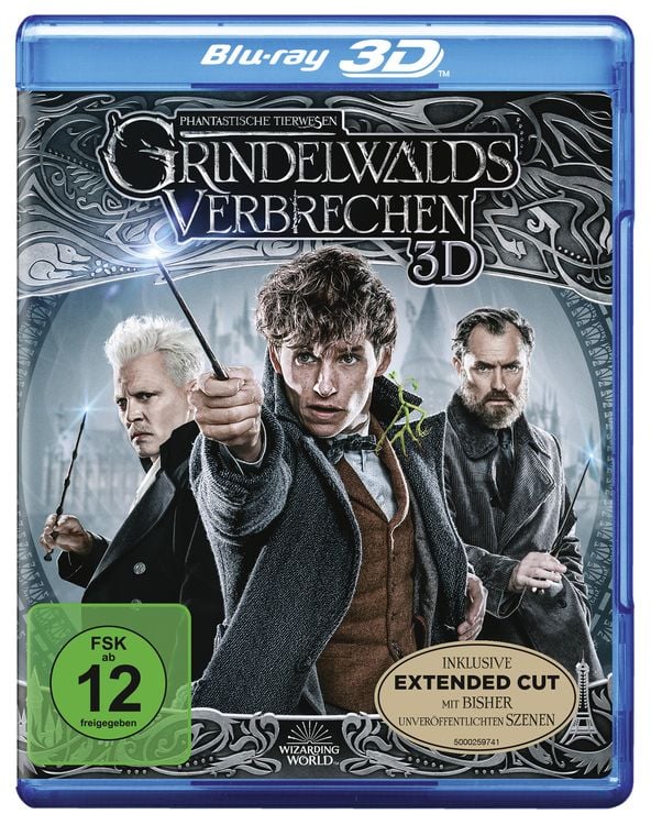 Produktbild: Phantastische Tierwesen: Grindelwalds Verbrechen  ( Blu-ray 3D)