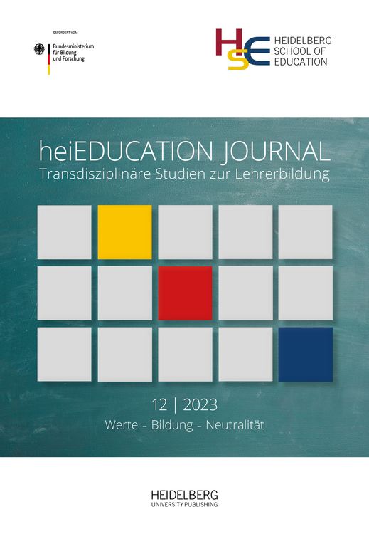 Produktbild: HeiEDUCATION JOURNAL / Werte &ndash; Bildung &ndash; Neutralit&auml;t