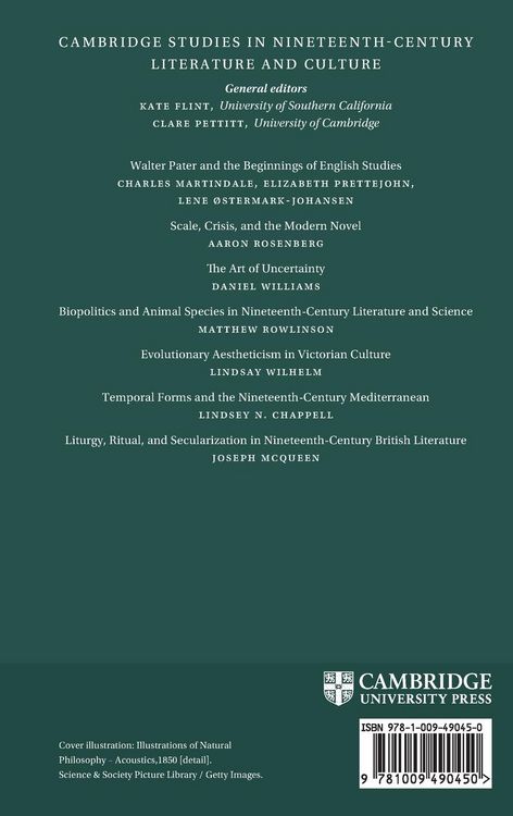 Produktbild: Acoustics in Nineteenth-Century Literature and Science